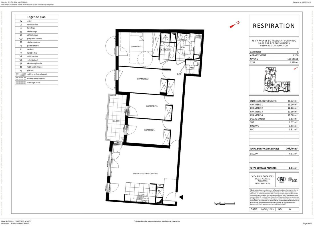 Apartment in Centre Ville, Rueil-Malmaison, France 1 - 17562674
