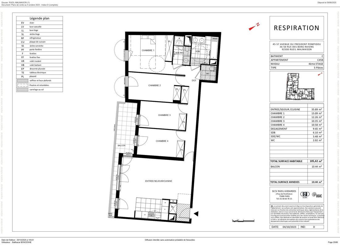 Apartment in Centre Ville, Rueil-Malmaison, France 1 - 17562684