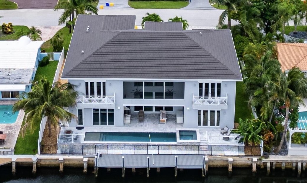 Waterfront Luxury Home With Custom Chef's In Boca Raton, Florida ...