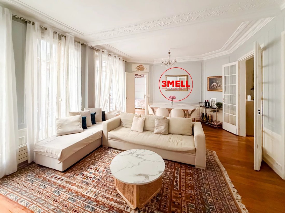 Apartment in Courcelles-Wagram, Paris 17e Arrondissement, Paris 3 - 17599014