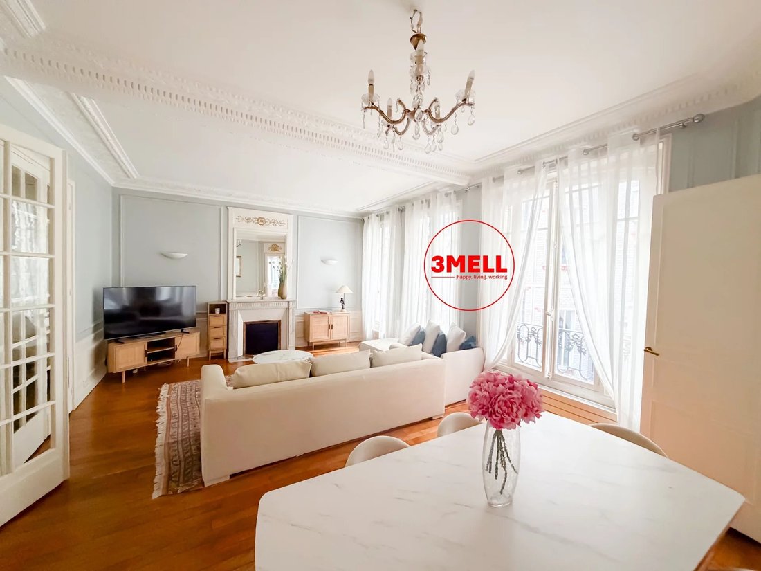 Apartment in Courcelles-Wagram, Paris 17e Arrondissement, Paris 1 - 17599014