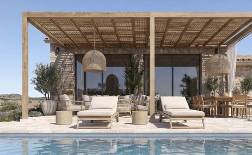 Land in Llubí, Balearische Inseln, Spanien 1