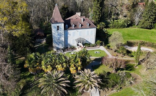 Castle in Ophite-Chantecler, Lourdes, France 1