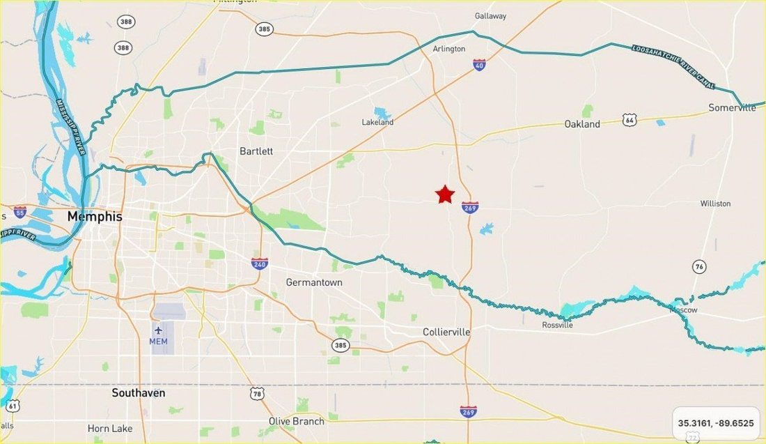 Land in Bartlett, Tennessee, United States 3 - 15266878