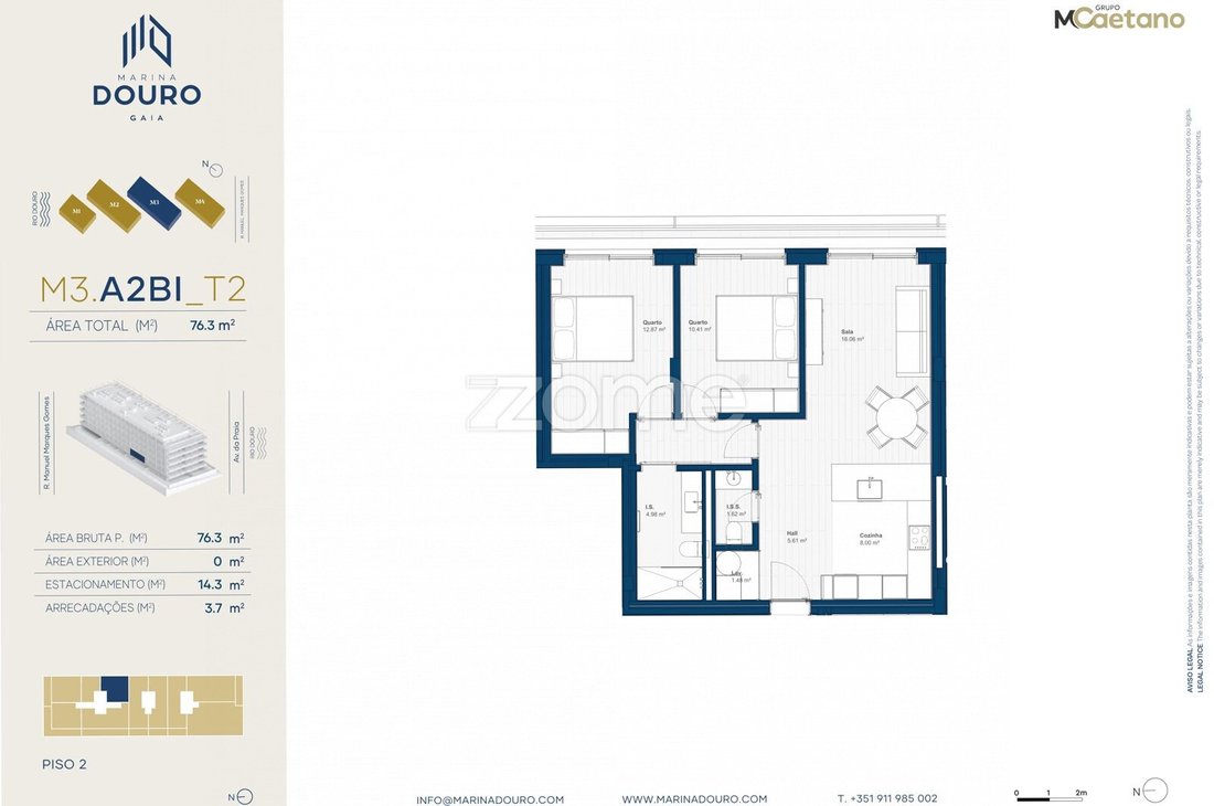 Apartment in Canidelo, Porto District, Portugal 4 - 17426060