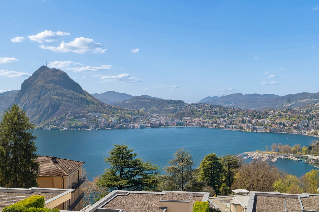 Penthouse Duplex With Commanding Views Of Lake Lugano