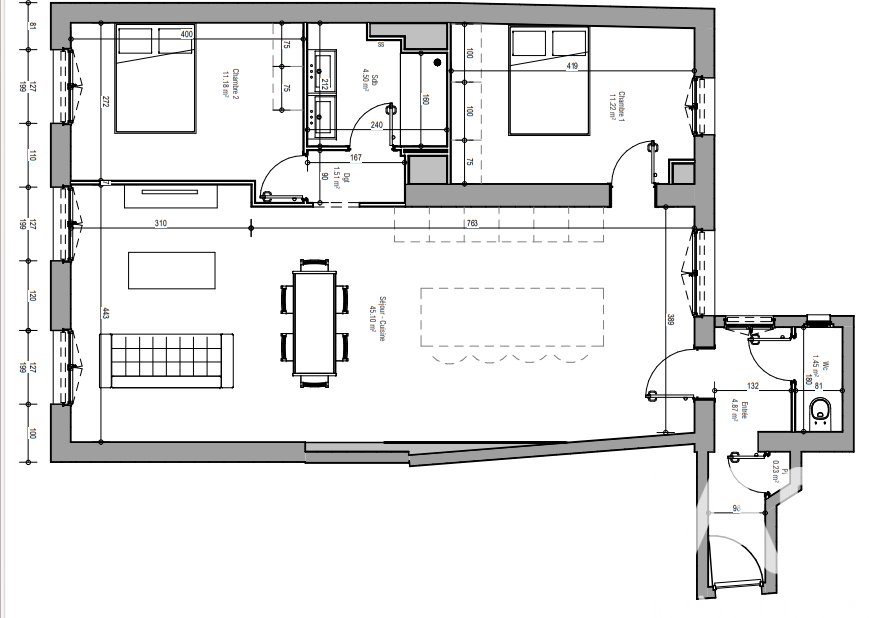 Apartment in Hôtel de Ville-Quinconce-Saint Seurin-Fondaudège, Bordeaux, France 2 - 17481798