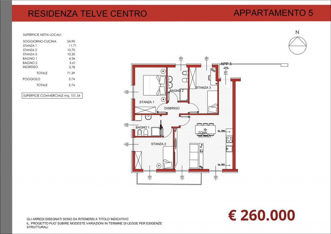Apartment in Telve, Trentino – Alto Adige/Südtirol, Italy 4 - 17650438