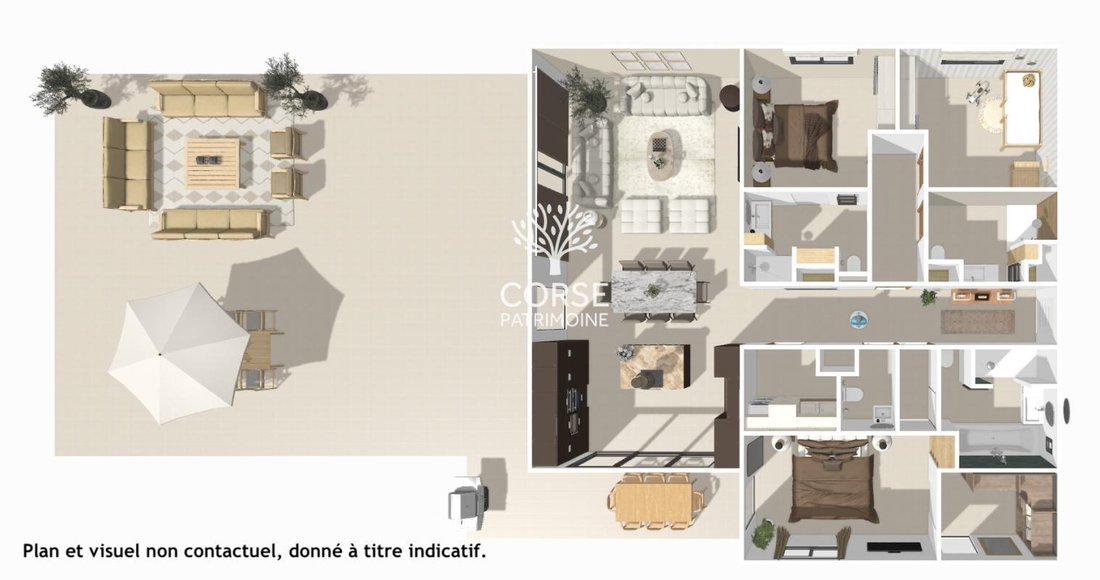 Apartment in Porto-Vecchio, Corsica, France 2 - 17650392