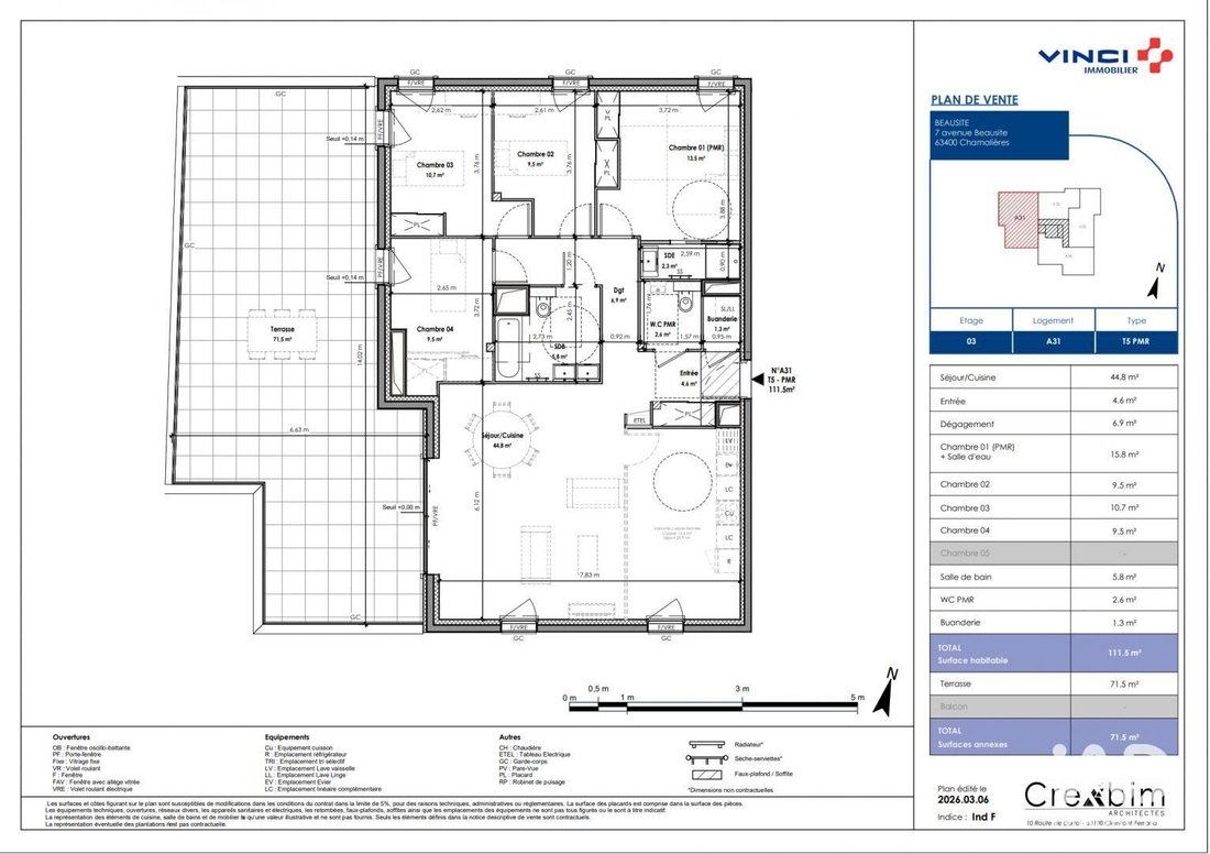 Apartment in Les Galoubies, Chamalieres, France 1 - 17658589