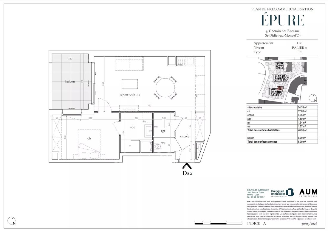 Apartment in Centre et Sud Est, Saint-Didier-au-Mont-d'Or, France 1 - 17687781