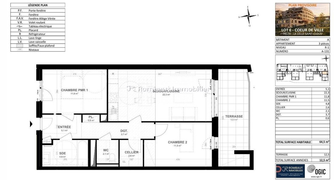 Apartment in Bourg-La Feuillaume Nord, La Celle-Saint-Cloud, France 4 - 17689047