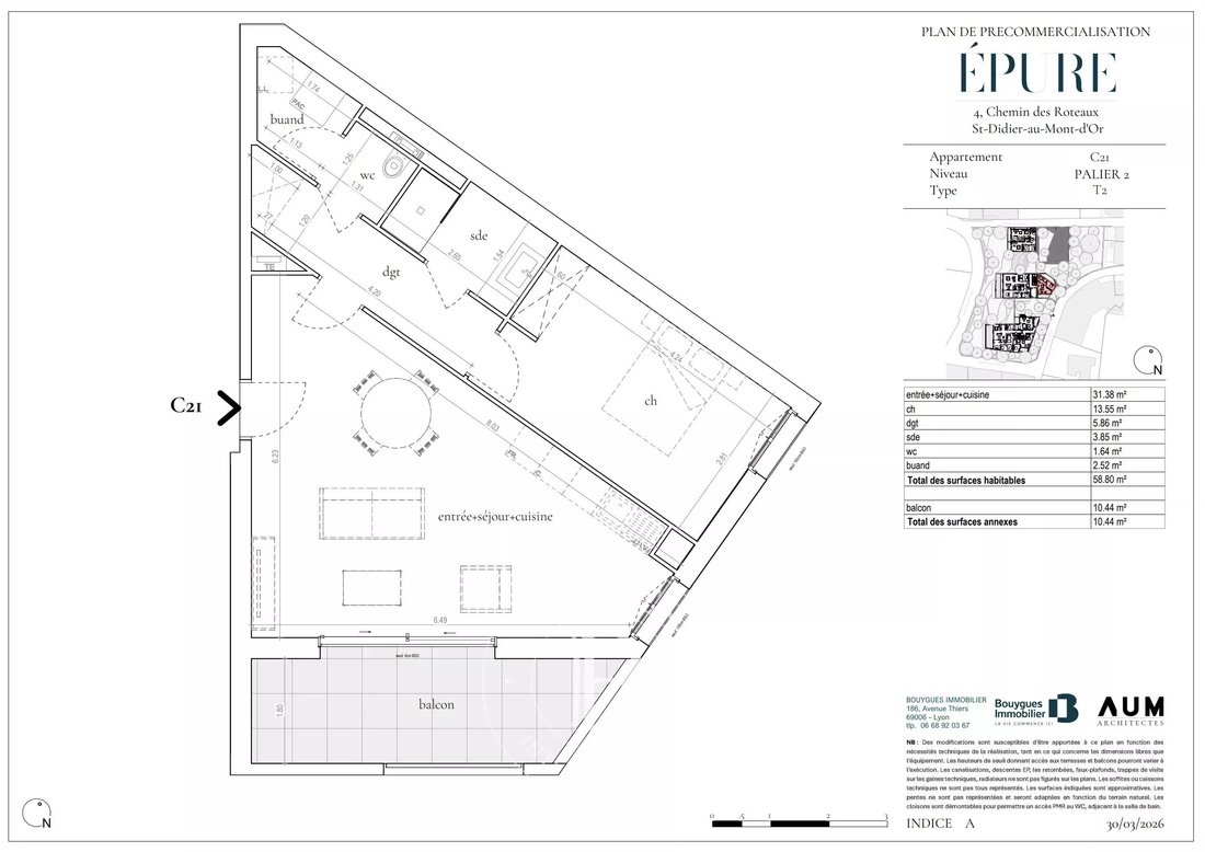 Apartment in Centre et Sud Est, Saint-Didier-au-Mont-d'Or, France 1 - 17690866