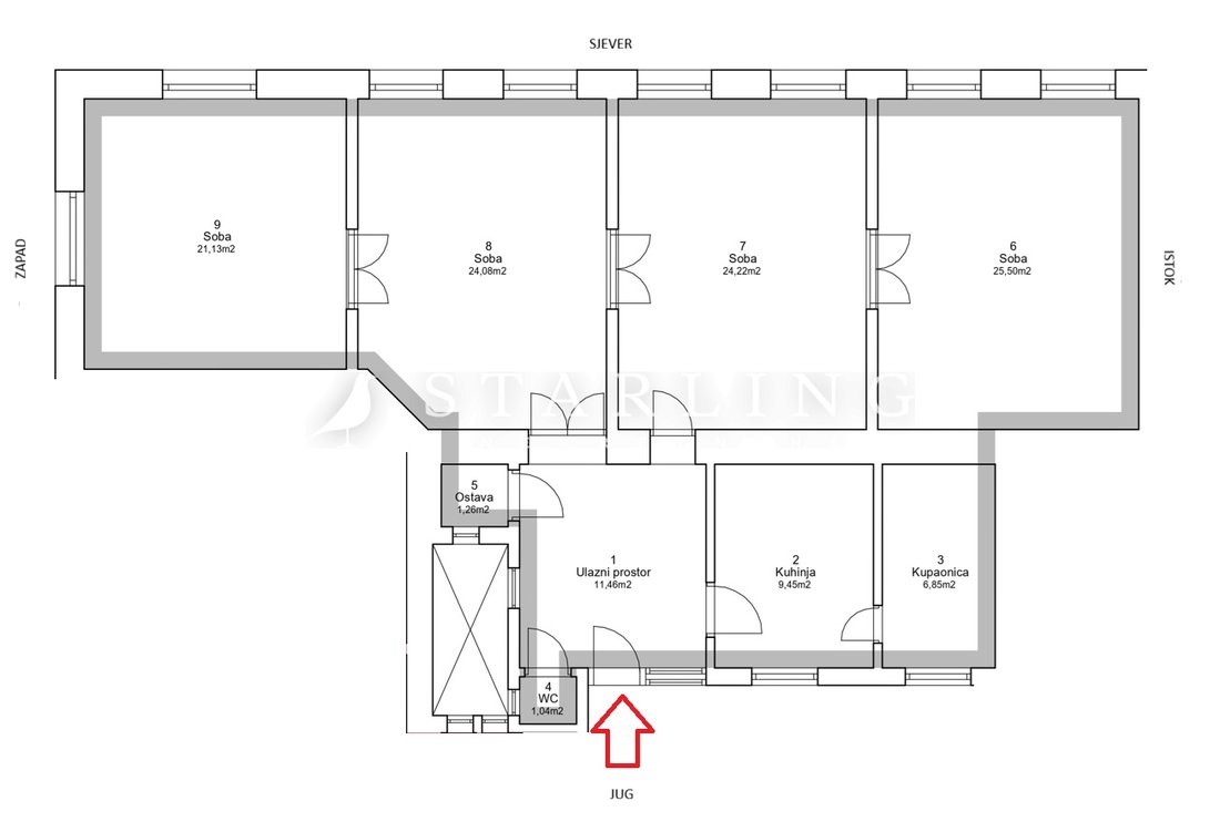 Apartment in Mimara, Zagreb, City of Zagreb 1 - 17690913