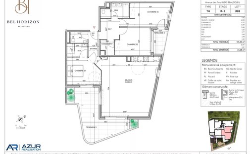 Wohnung in La Turbie, Provence-Alpes-Côte d'Azur, Frankreich 1