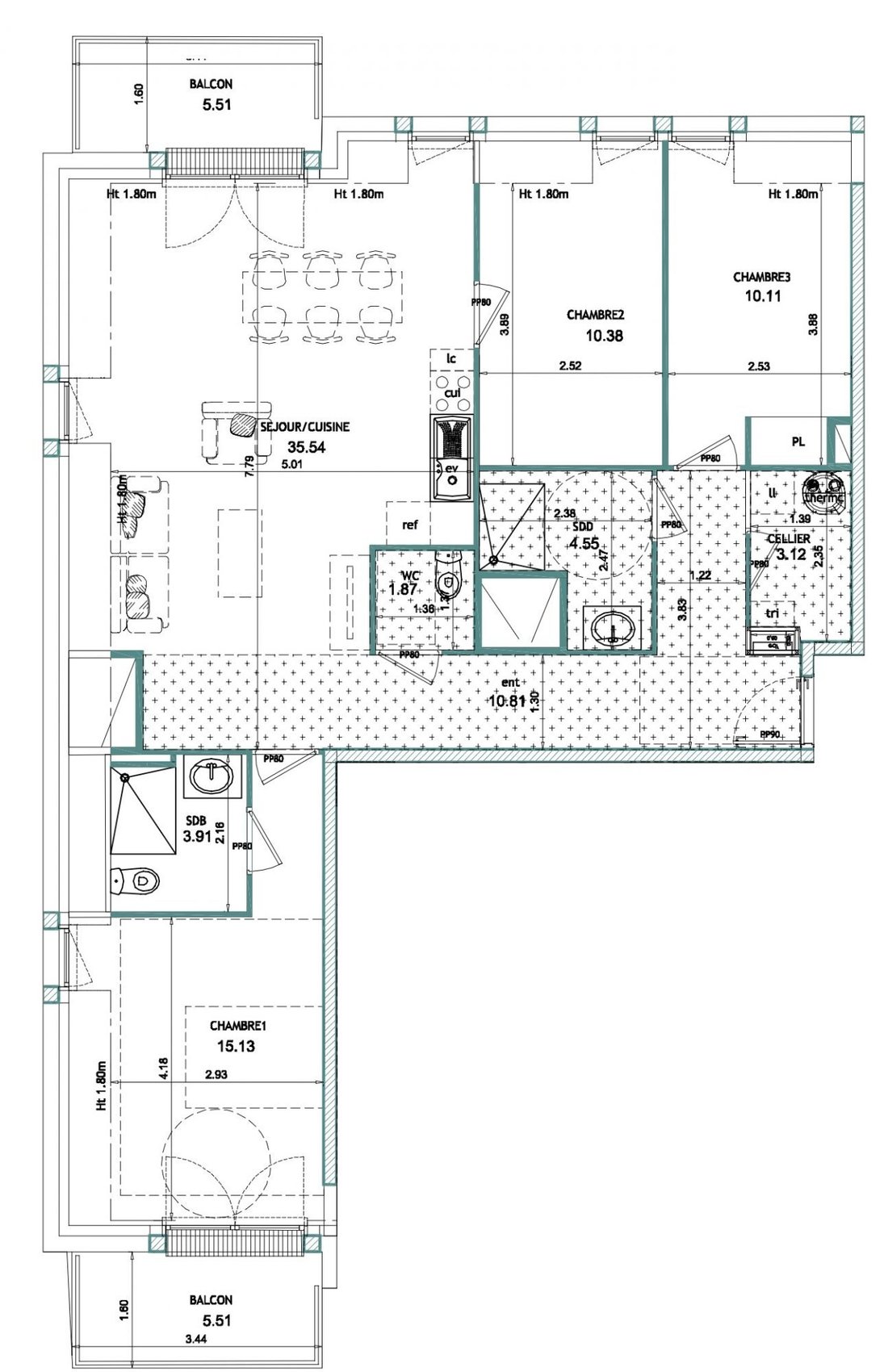 Apartment in Blonville-sur-Mer, Normandy, France 3 - 17732375