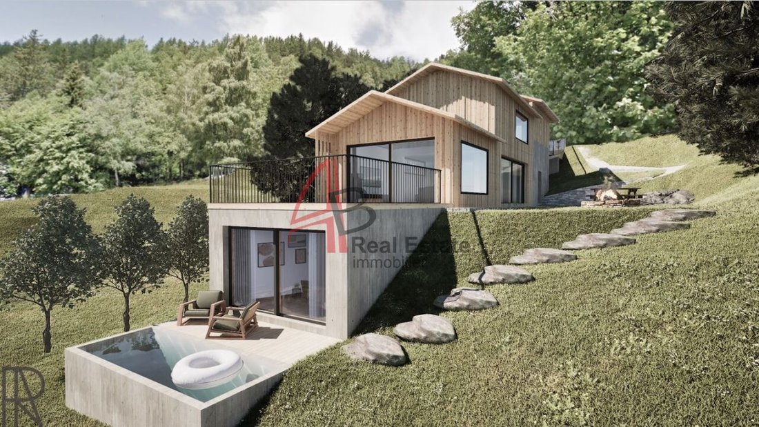 Villa Contemporaine Avec Vue Panoramique – Chemin Dessus (Val De Bagnes)