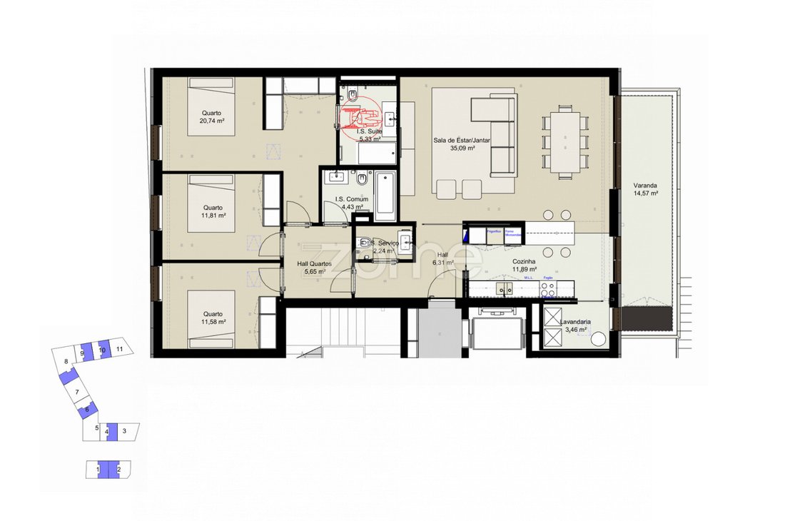 Apartment in Lordelo do Ouro e Massarelos, Porto District, Portugal 1 - 17426056