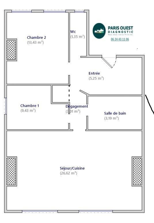 Apartment in Saint Lambert, Paris 15e Arrondissement, Paris 5 - 17693263