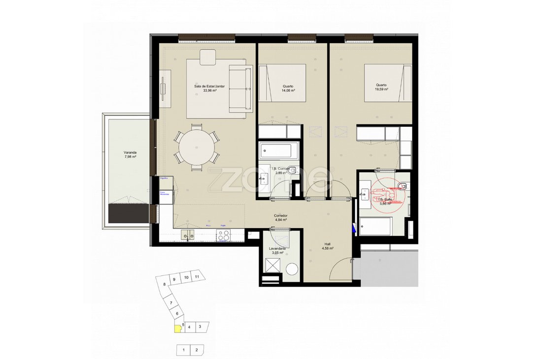Apartamento en Lordelo do Ouro y Massarelos, Distrito de Oporto, Portugal 1 - 17412426