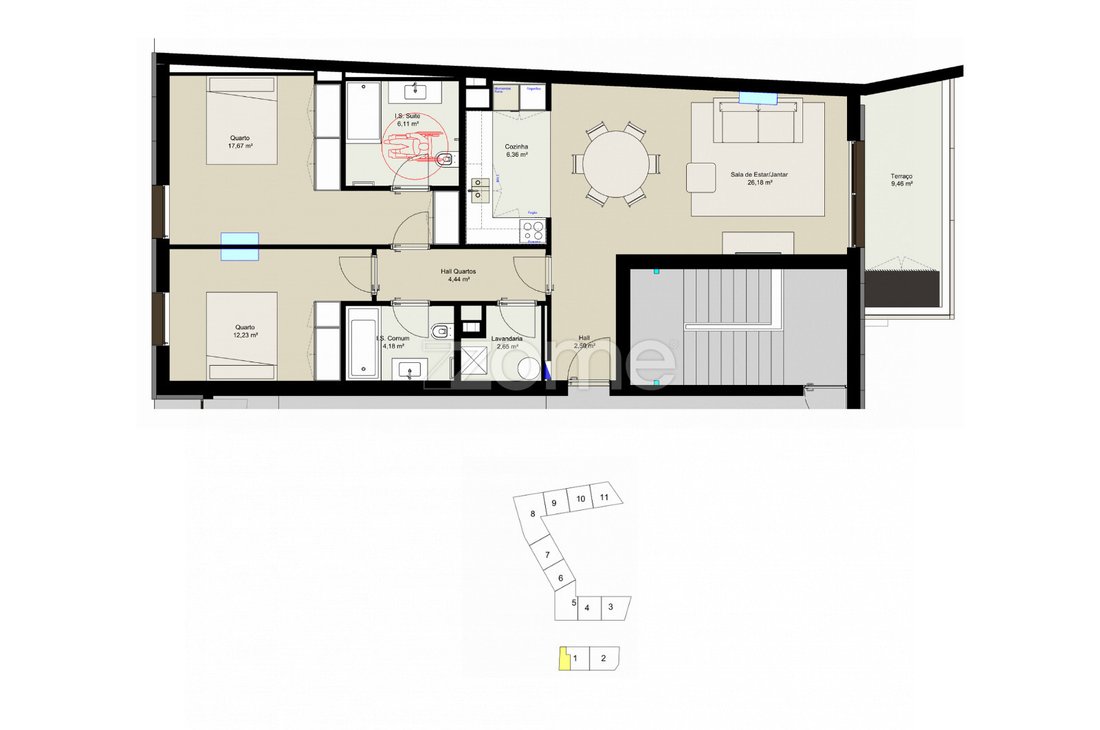 Apartamento en Lordelo do Ouro y Massarelos, Distrito de Oporto, Portugal 1 - 17412415