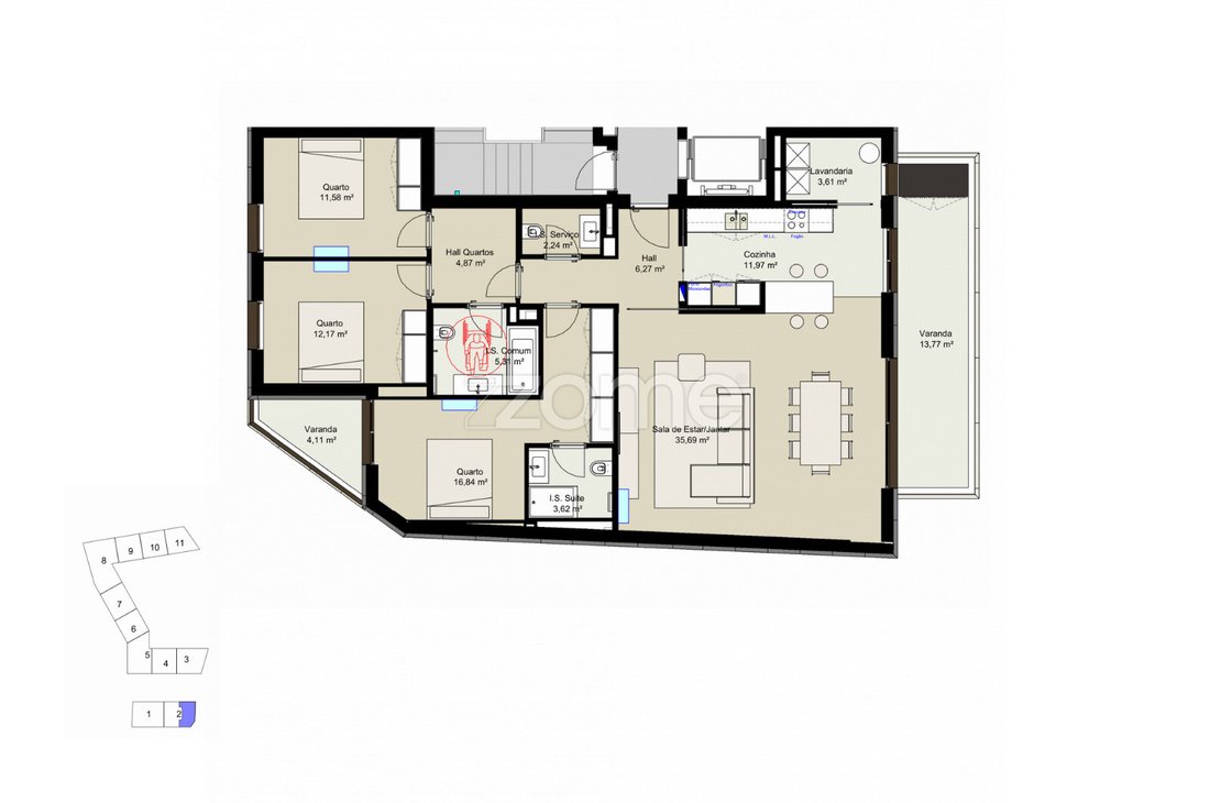 Apartment in Lordelo do Ouro e Massarelos, Porto District, Portugal 1 - 17426064