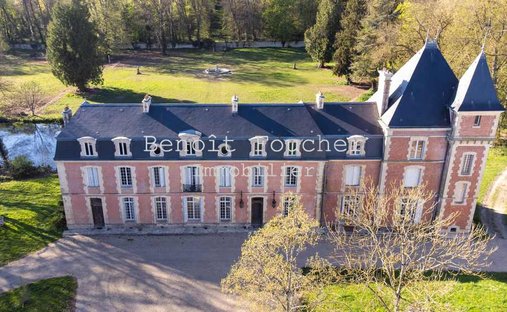 Schloss in Seraincourt, Île-de-France, Frankreich 1