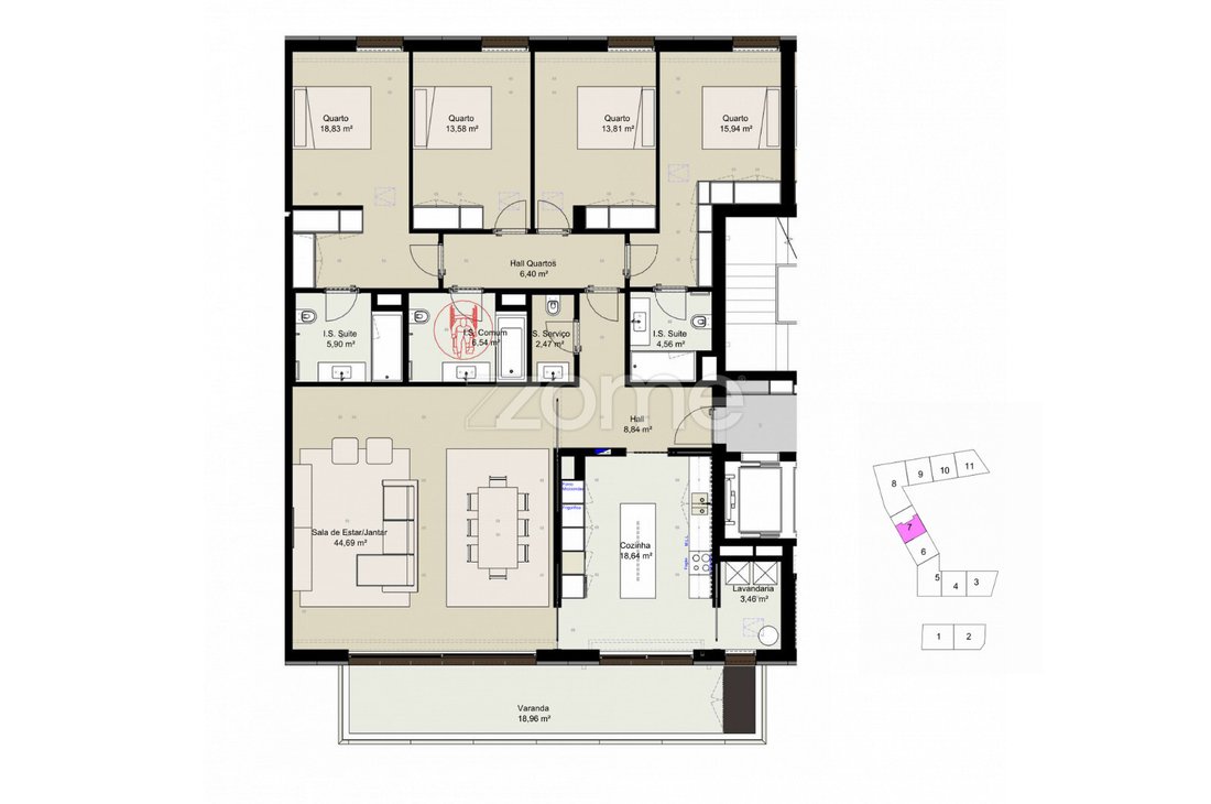 Apartment in Lordelo do Ouro e Massarelos, Porto District, Portugal 1 - 17426073