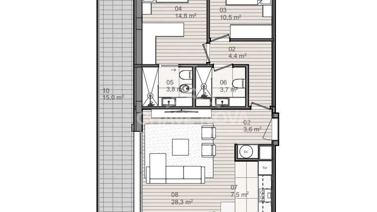 Apartment in Espinho, Aveiro District, Portugal 5 - 17752271