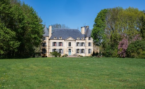 Chateau  en Caen, Normandía, Francia 1