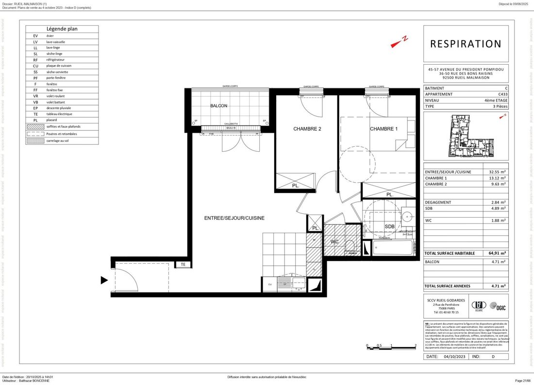 Apartment in Centre Ville, Rueil-Malmaison, France 2 - 17762572