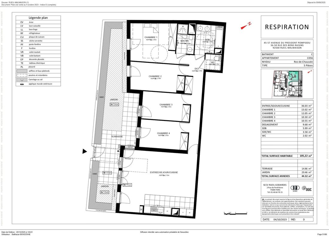 Apartment in Centre Ville, Rueil-Malmaison, France 1 - 17762578