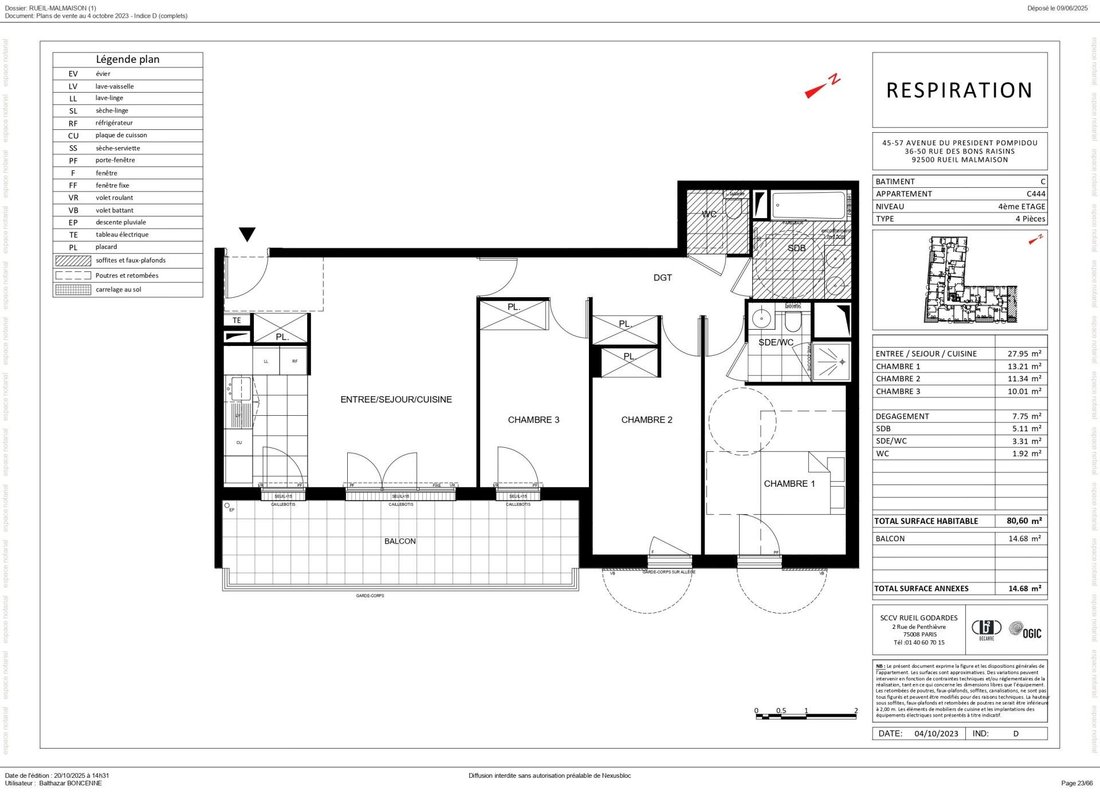 Apartment in Centre Ville, Rueil-Malmaison, France 1 - 17762571