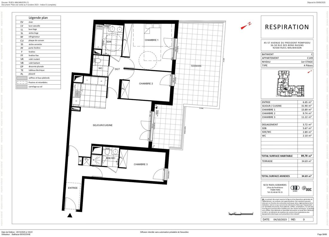 Apartment in Centre Ville, Rueil-Malmaison, France 1 - 17762585