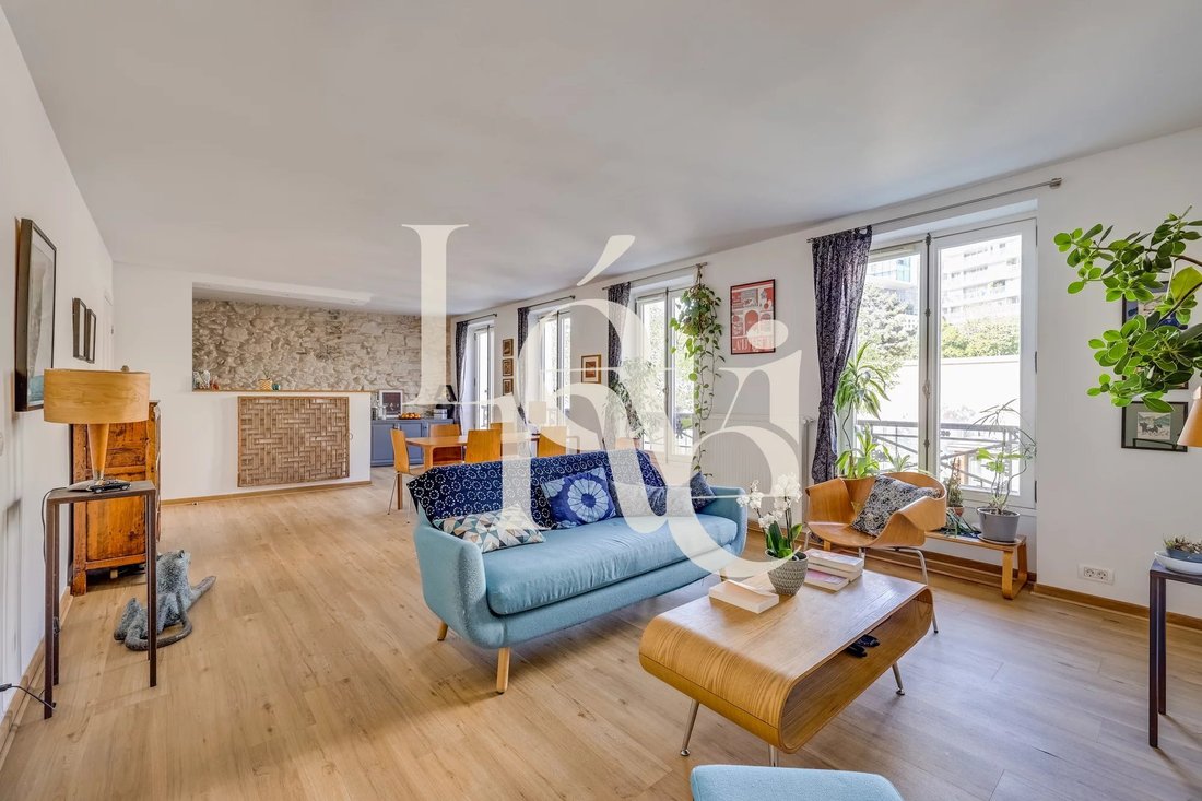 Apartment in Nationale-Deux Moulins, Paris 13e Arrondissement, Paris 1 - 17765972