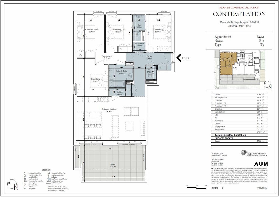 Apartment in Centre et Sud Est, Saint-Didier-au-Mont-d'Or, France 4 - 17782237
