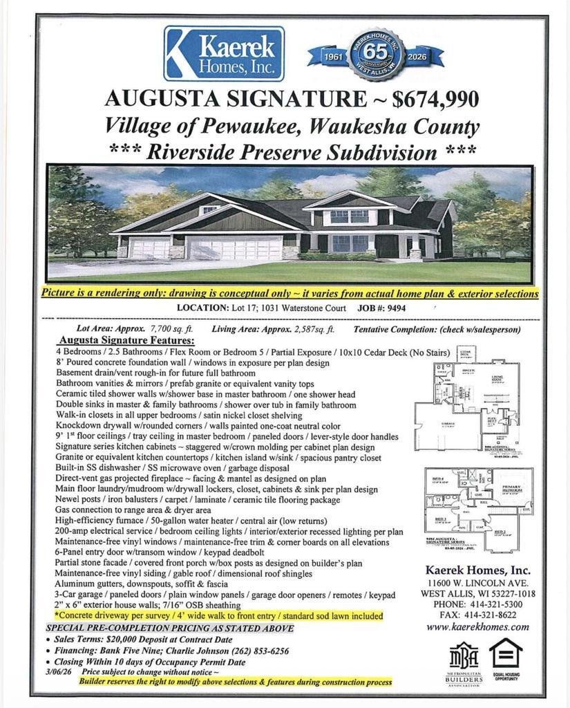 House in Pewaukee, Wisconsin, United States 2 - 17786446