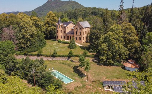 Castle in Sant Hilari Sacalm, Catalonia, Spain 1