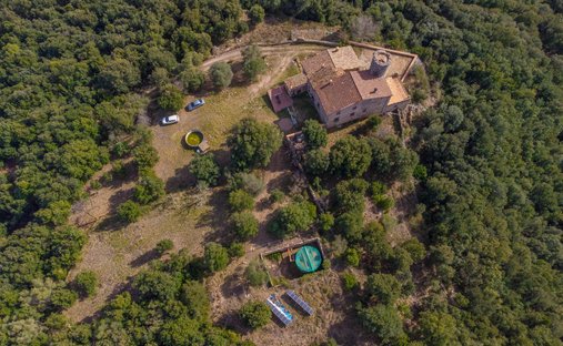 Castillo en Amer, Cataluña, España 1