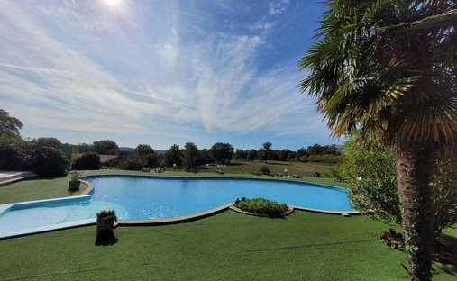 Magnificent Medieval Castle Overlooking The Lot Valley, With Swimming Pool, Outbuildings, Near Figea