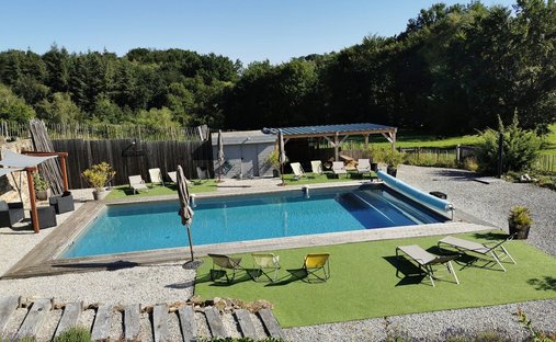 Magnificent Medieval Castle Overlooking The Lot Valley, With Swimming Pool, Outbuildings, Near Figea