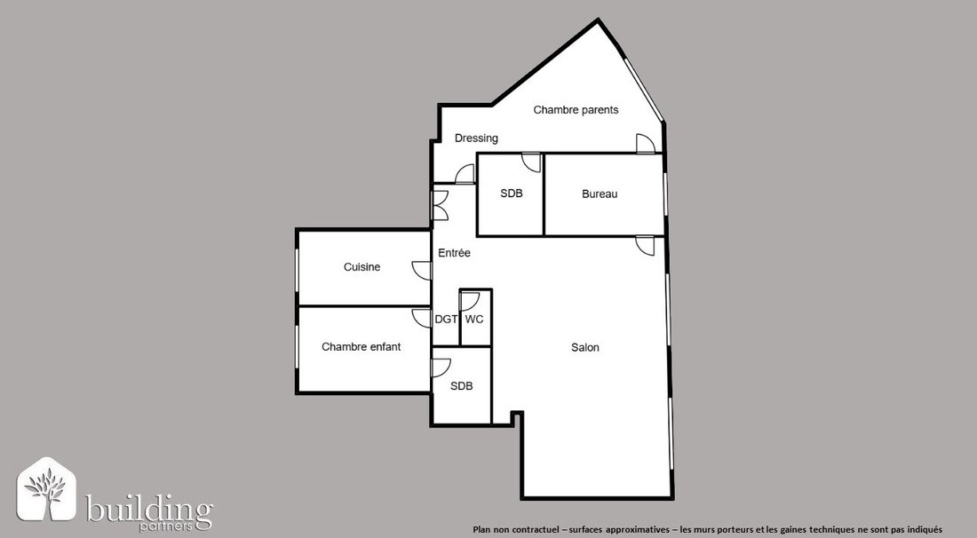 Apartment in Bois de Boulogne, Paris 16e Arrondissement, Paris 2 - 17796233
