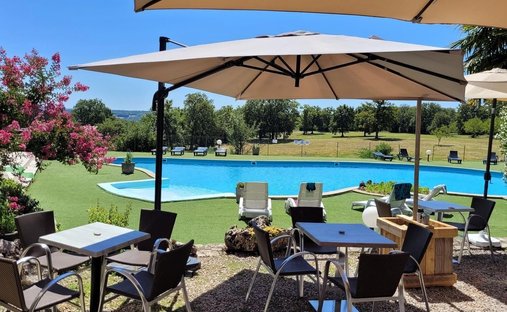 Magnificent Medieval Castle Overlooking The Lot Valley, With Swimming Pool, Outbuildings, Near Figea