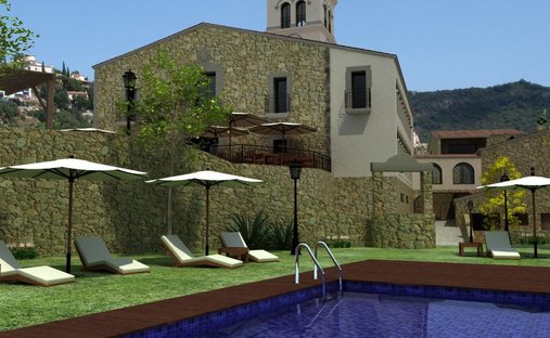Castle in Calonge i Sant Antoni, Catalonia, Spain 1