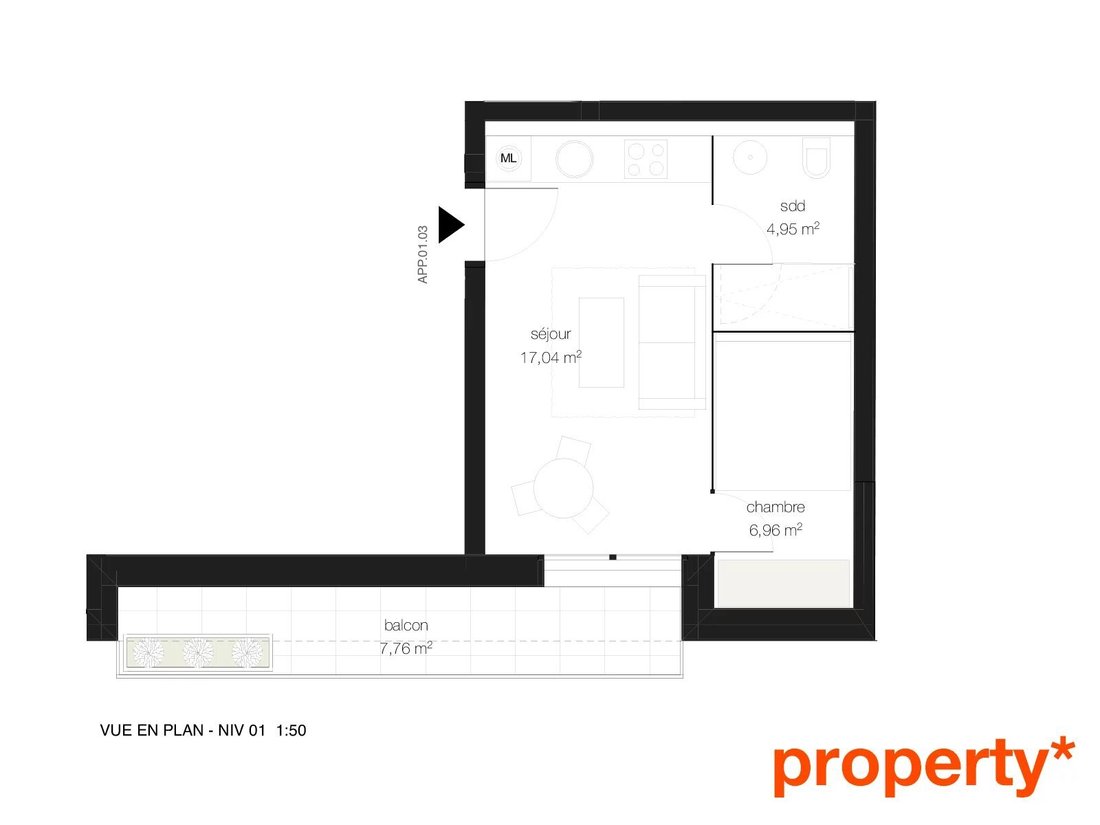 Apartment in Luxembourg, Luxembourg, Luxembourg 3 - 17062224