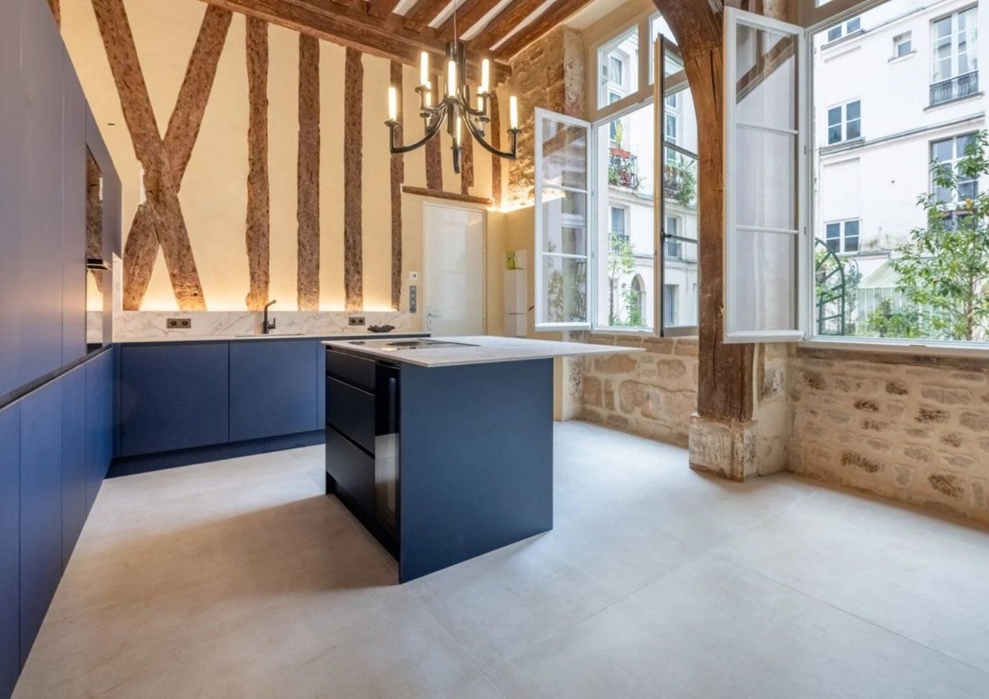 Apartment in Saint Gervais, Paris 4e Arrondissement, Paris 1 - 17796726