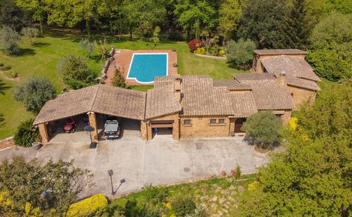 Maisons de campagne à Santa Cristina d'Aro, Catalogne, Espagne 1