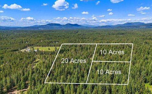Terrain à Athol, Idaho, États-Unis 1