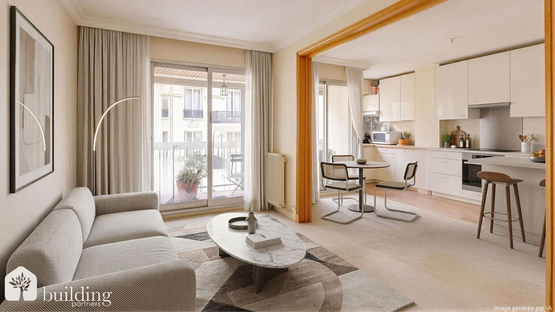 Apartment in Bois de Boulogne, Paris 16e Arrondissement, Paris 1 - 17796229