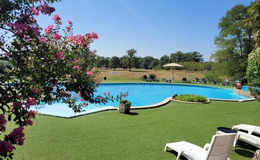 Magnificent Medieval Castle Overlooking The Lot Valley, With Swimming Pool, Outbuildings, Near Figea